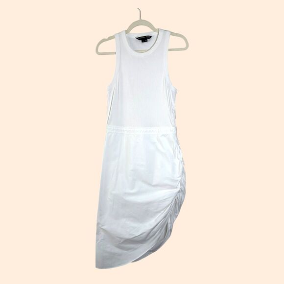 Veronica Beard Finca Mixed Midi Dress - Picture 2 of 7